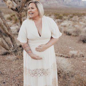 Vera (XL)- Baltic Born Dress - Worn once - Color: Natural